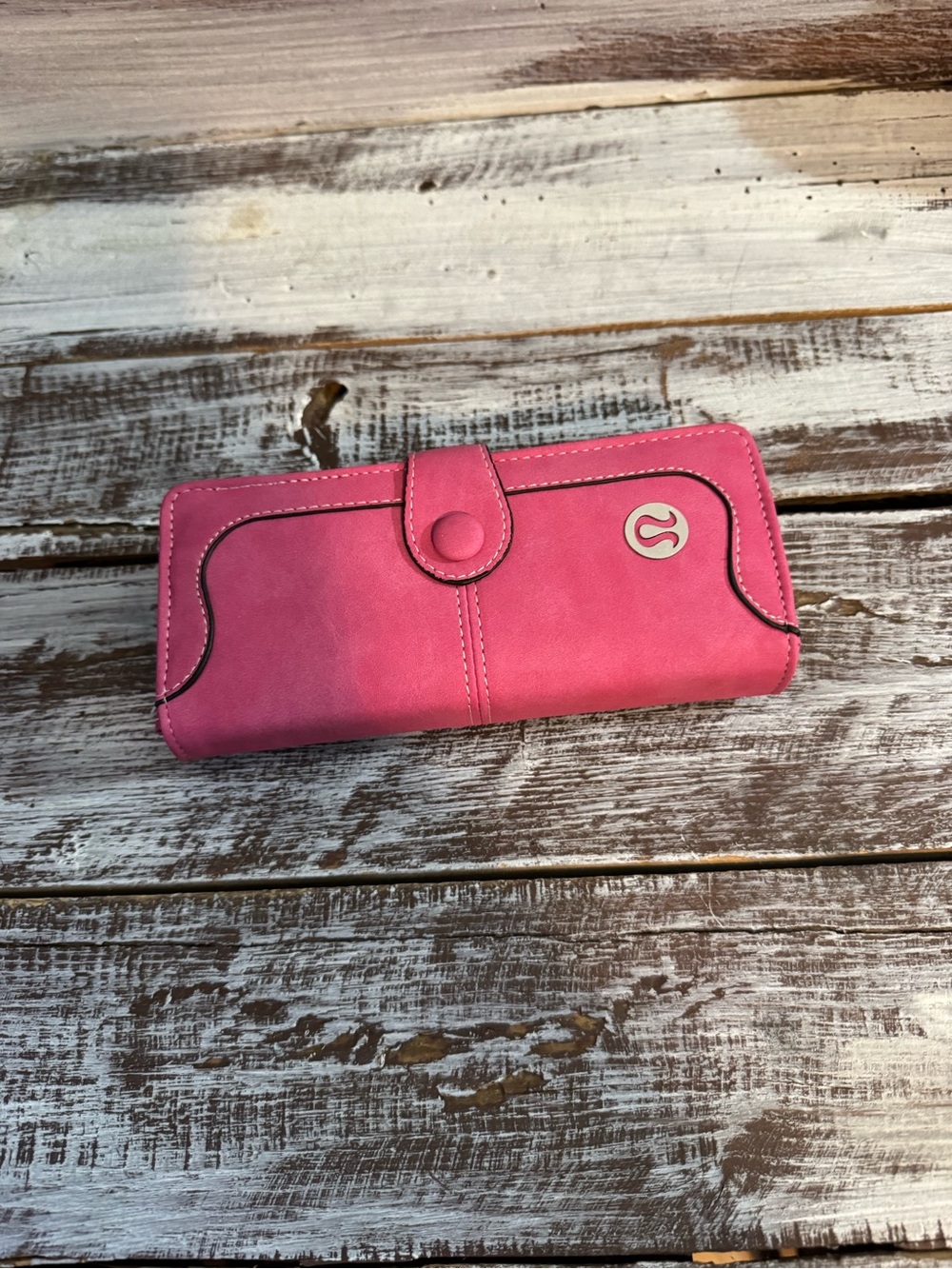 Pink Snap-Closure Wallet